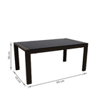 Conjunto de Sofá com Mesa de Centro e Poltronas para Jardim Aço Marrom Sabrina Plicosa