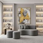 Conjunto Sofá Curvo Orgânico + 2puffs Nature Gaia Suede Cinza