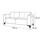 Conjunto Sofá De Couro 2 E 3 Lugares Devon M06 Cor Crystal Av