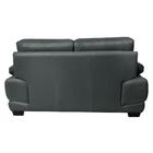 Conjunto Sofá De Couro Legítimo 3 E 2 Lugares Cama Inbox Don