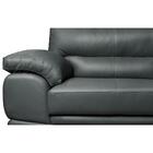 Conjunto Sofá De Couro Legítimo 3 E 2 Lugares Cama Inbox Don