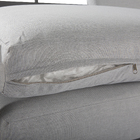 Conjunto Sofa para Jardim com 4 Lugares em Alumínio|Poliéster Cinza Las Vegas Naterial