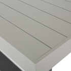 Conjunto Sofa para Jardim com 4 Lugares em Alumínio|Poliéster Cinza Las Vegas Naterial