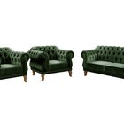 Conjunto Sofá Duquesa Chesterfield 2 Lugares E 2 Poltronas Ve