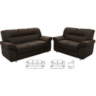 Conjunto Sofá Durban 3 E 2 Lugares Hellen