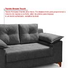 Conjunto Sofá Ibiza Living 2 E 3 Lugares Chumbo Confortável S