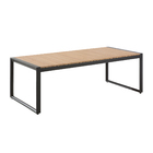 Conjunto de Sofá com Mesa para Jardim Noxia 5 Lugares Alumínio e Polipropileno Cinza Naterial