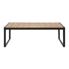 Conjunto de Sofá com Mesa para Jardim Noxia 5 Lugares Alumínio e Polipropileno Cinza Naterial