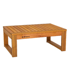 Conjunto para Jardim com Sofá, Poltrona e Mesa de Centro 4 Lugares Eucalipto Caramelo Solarium Naterial