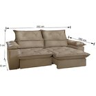 Conjunto Sofá Retrátil E Reclinável 2 Modulos - 250/br 0,25 C