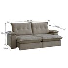 Conjunto Sofa Retratil/reclinavel 2 Modulos 250/br 0,25 Cm Fl