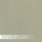 Conjunto Sofá Sala De Estar Kenny Pés Madeira Couro Off White