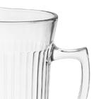 Conjunto Stripes Com 6 Copos De Vidro De 270  Ml E 1 Jarra De