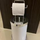 Conjunto Suporte P/ Papel Higiênico Com Lixeira 8l Banheiro B