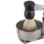 Conjunto Suporte Para Barbeador Spa Inox 3 Peças