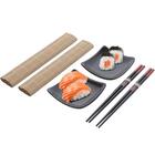 Conjunto Sushi 6 Peças Hashi Molheira Esteira Sendai Lyor 7254