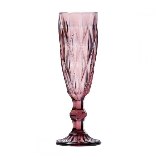 Conjunto Taças De Champagne De Vidro Marsala  6 Pcs 5 8cm X 1