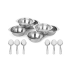 Conjunto Taças De Sobremesa E Colher 12 Peças Pop Inox Forma