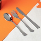 Conjunto Talheres Infantis Aço Inox Com Estojo 05 Peças Tramo