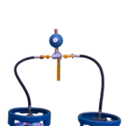 Conjunto Técnico De Gás Baixa Pressão 2 P-13 Gás Residencial