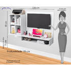 Conjunto Teen Escrivaninha Giratória E Painel De Tv 37"- Bran