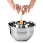 Conjunto Tigela Bowl Aço Inox Para Cozinha 28cm 4 Peças