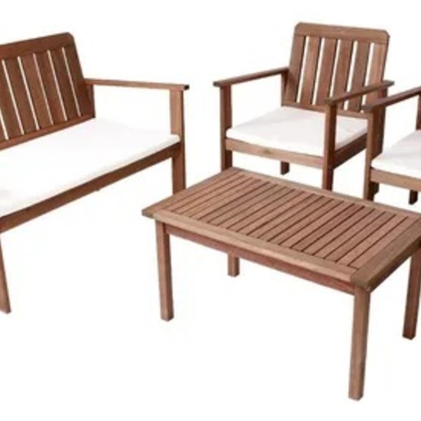 Conjunto Tokyo 1 Sofá, 2 Poltronas 1 Mesa. Alf80.5