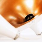 Conjunto Tom Dixon De Alumínio Branco Com Cobre