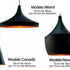 Conjunto Tom Dixon De Alumínio Preto Com Cobre- Soq: E27