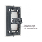 Conjunto Tomada 2P+T 20A 4X2 Branco Pial Plus+