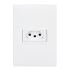 Conjunto Tomada 2P+T 20A 4X2 Branco Pial Plus+