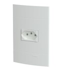 Conjunto Tomada 10A Branco Lunare UP Schneider