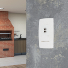 Conjunto de Tomada 2.4A 2USB Branco Pial Plus Legrand