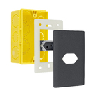 Conjunto Tomada 2P+T 10A 4X2 Preto Dicompel