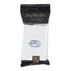 Conjunto Tomada 2P+T 10A Cromada 4X2 Branca Dicompel