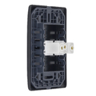 Conjunto Tomada 2P+T 10A Habitat Black