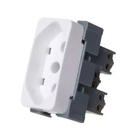 Conjunto Tomada Dupla 20a 4x2 Branca Margirius B3