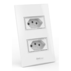 Conjunto Tomada Dupla 20a - Beleze Branca Enerbras 1497-en