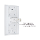 Conjunto de Tomada Energia 10A/250V Branco Modulare Fame