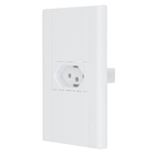 Conjunto de Tomada Energia 10A/250V Branco Modulare Fame
