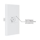 Conjunto de Tomada Energia 10A/250V Branco Modulare Fame