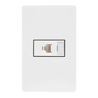 Conjunto Tomada Ethernet Rj45 Cat5e 4x2 Branco Infiniti - Mar