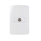 Conjunto Tomada Para Antena Tv Coaxial 4x2 B3 Margirius