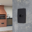 Conjunto Tomada Simples 2P+T 10A 220V Preto Lexman