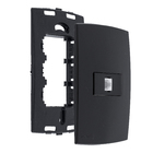 Conjunto Tomada Telefone RJ11 (2 fios) Preto Lexman