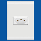 Conjunto Tomada Tramontina Linha Liz 10a