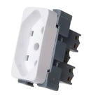 Conjunto Tomada Tripla Branca 10a 4x2 Margirius B3