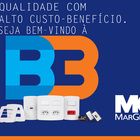 Conjunto Tomada Tripla Vermelha 10a 4x2 Margirius B3