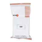 Conjunto Tomada USB 4x2 Simples 2A com Suporte Acrílico Branco Fosco Madrid Lexman