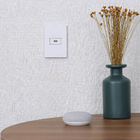 Conjunto Tomada USB 4x2 Simples 2A com Suporte Acrílico Branco Fosco Madrid Lexman